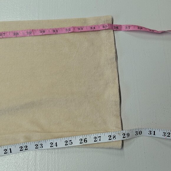 Theory Velour Track Suit Top is Small Bottom is Medium *Cream Colored - Picture 13 of 16
